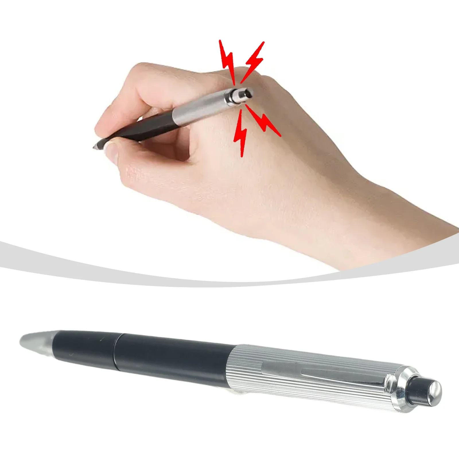Shock Pen Prank Toy - ตลกไฟฟ้าช็อตปากกาNovelty Gag Joke Multi-Function Creative Ball