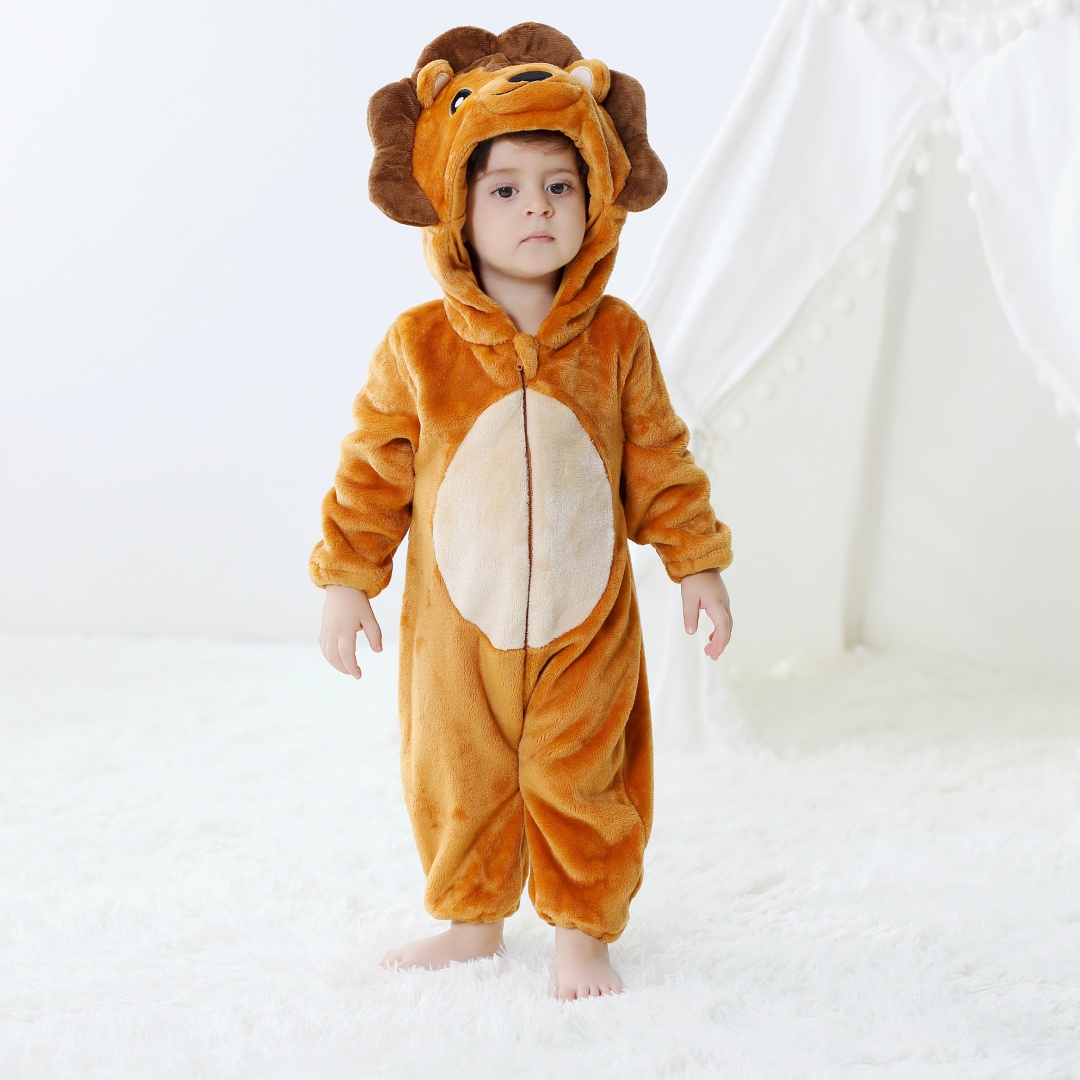 ชุดคิกุรุมิเด็กน่ารักลายสิงโตก - Spiderman Jumpsuit Kids บทวิจารณ์และราคา