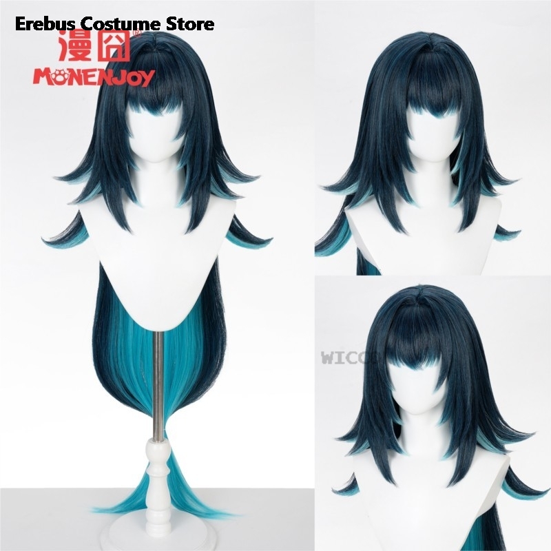 วิกคอสเพลย์ฮาโลวีน Genshin Imp - Anime Cosplay Wig Heat Resistant บทวิจารณ์และราคา