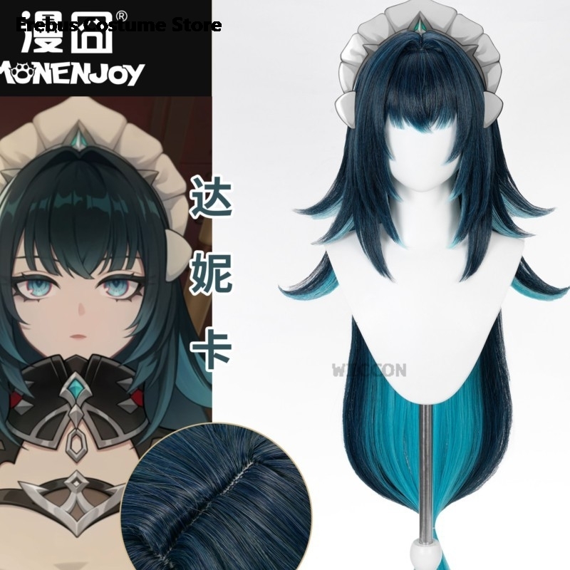 วิกคอสเพลย์ฮาโลวีน Genshin Imp - Anime Cosplay Wig Heat Resistant บทวิจารณ์และราคา