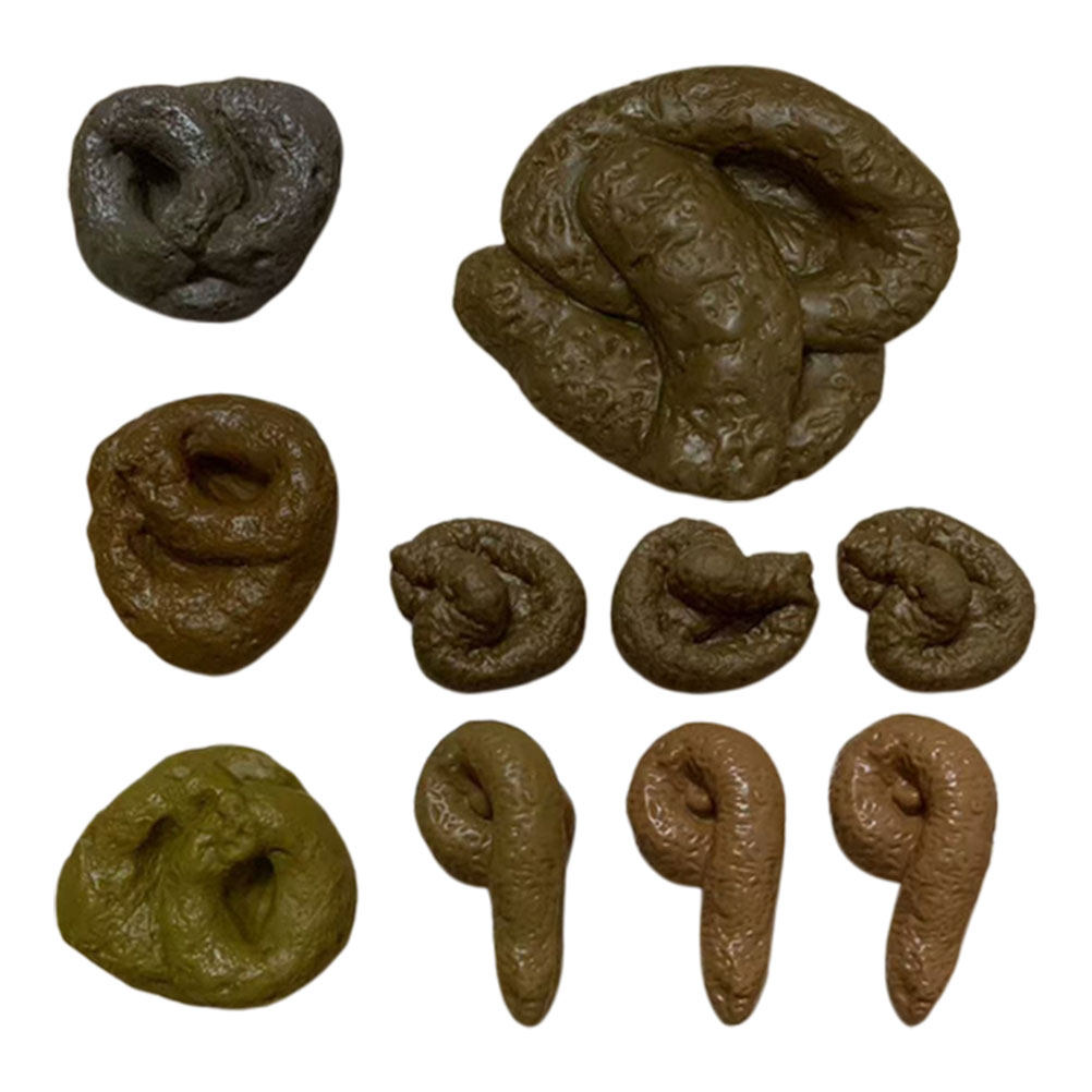 10 ชิ้น ของเล่นแกล้งรูปอึสัตว์ - Fake Poop Gag Gift บทวิจารณ์และราคา