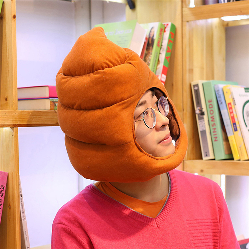 หมวกตุ๊กตาขนนุ่มรูปอึสุดสร้างส - Fake Poop Gag Gift บทวิจารณ์และราคา