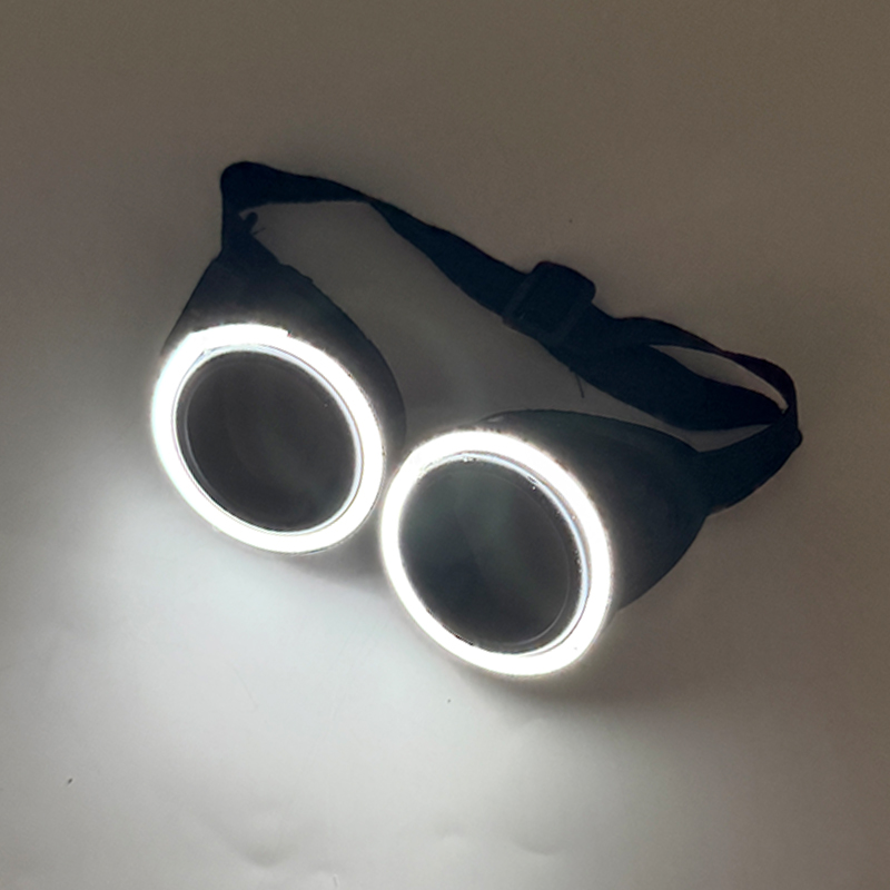 แว่นตา LED ทรงกลมแบบใหม่ เลนส์ - Glow In The Dark Party Glasses บทวิจารณ์และราคา