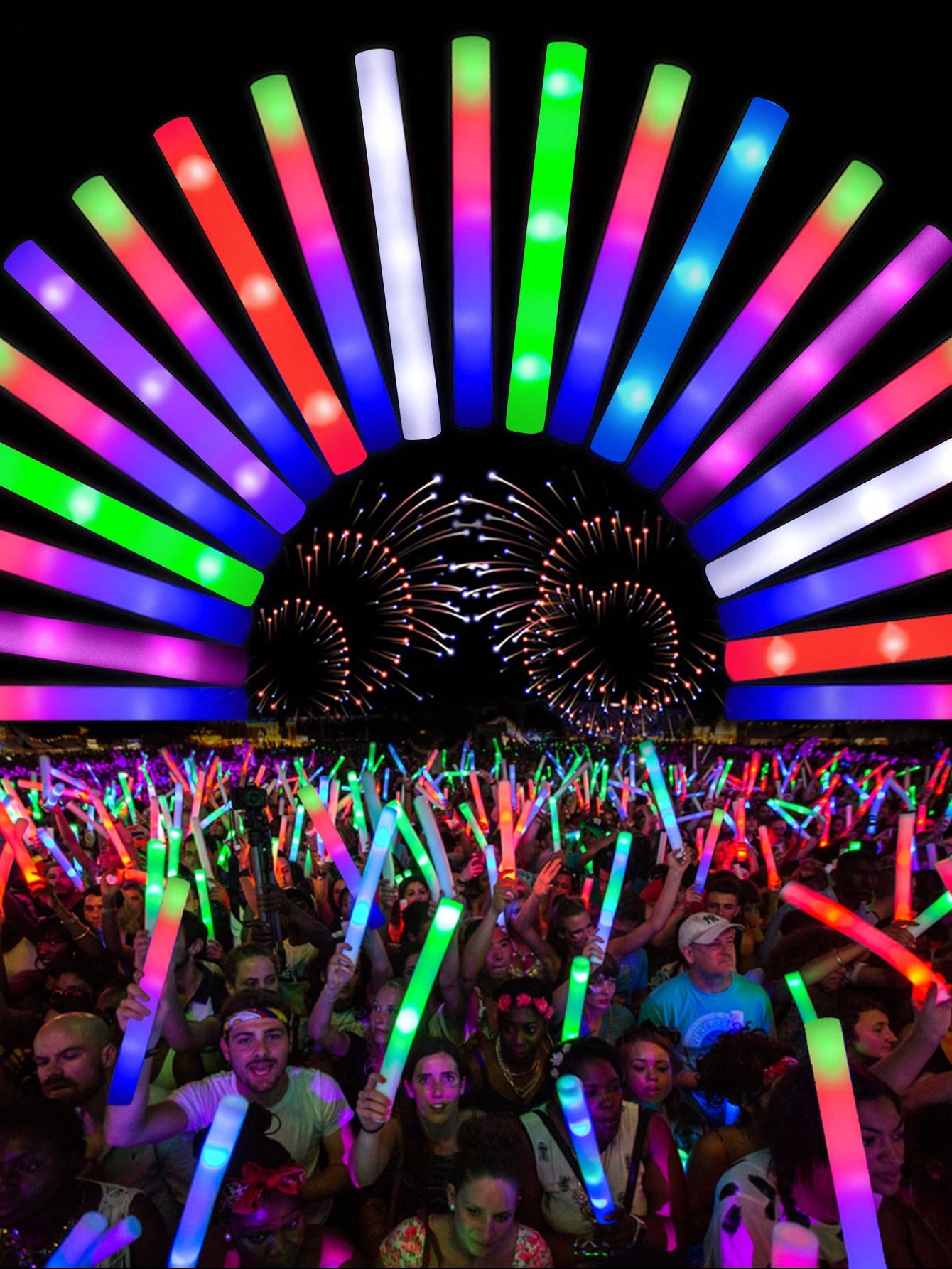 แท่งเรืองแสงโฟม LED 20/30ชิ้นแ - Flashing Led Foam Sticks Party บทวิจารณ์และราคา