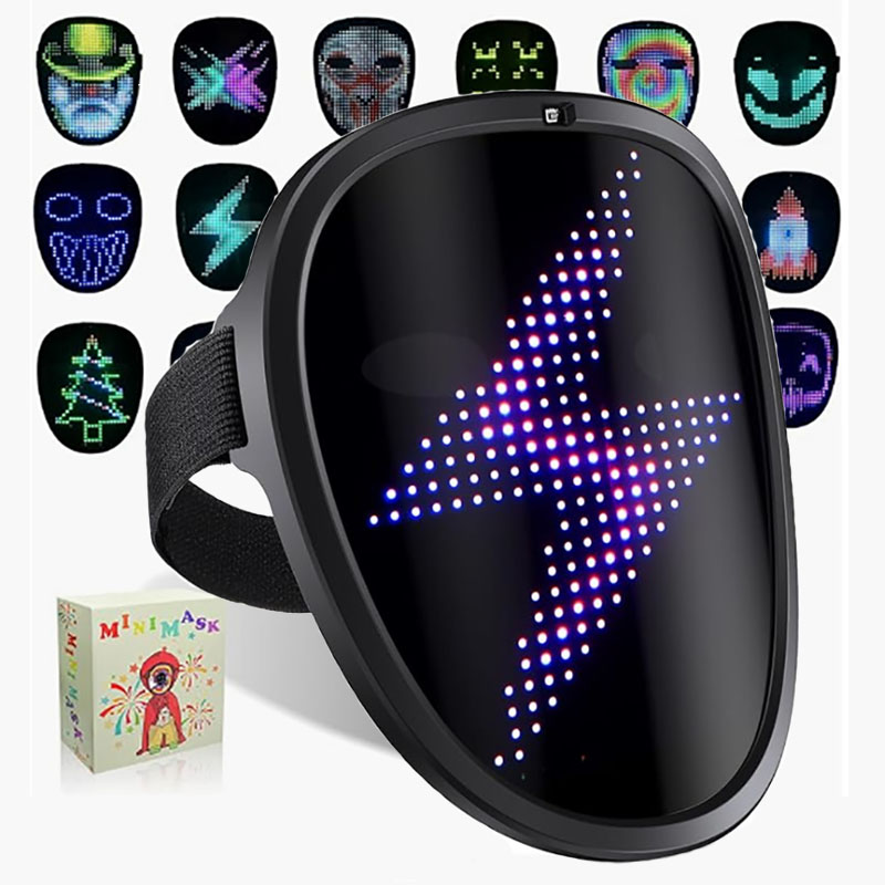 หน้ากาก LED พร้อมการตรวจจับท่า - Led Purge Mask Halloween บทวิจารณ์และราคา