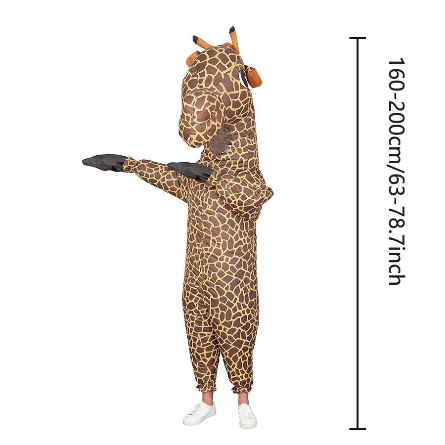 จั๊มสูทเป่าลมลายยีราฟผู้ใหญ่ใช - Inflatable Dinosaur Costume Adult บทวิจารณ์และราคา